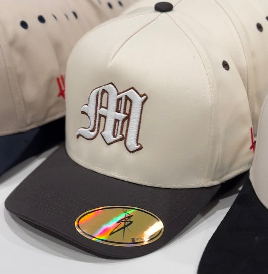 Limited Drop “M” SnapBack (Brown & tan)