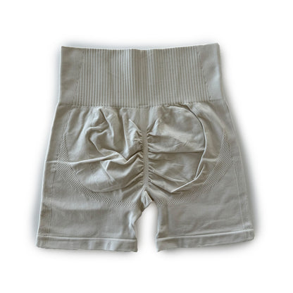Scrunch Butt Gym Shorts (Tan)
